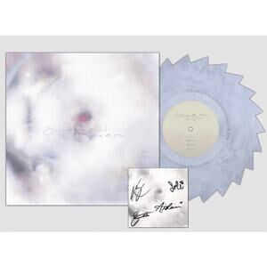 Glixen Vinyl She Only Said Ghostly Saw Blade Shaped LP /300 Signed Art Card